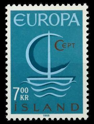 ISLAND 1966 Nr 404 postfrisch SA46F56