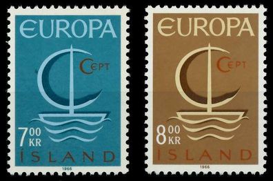 ISLAND 1966 Nr 404-405 postfrisch X9C8012