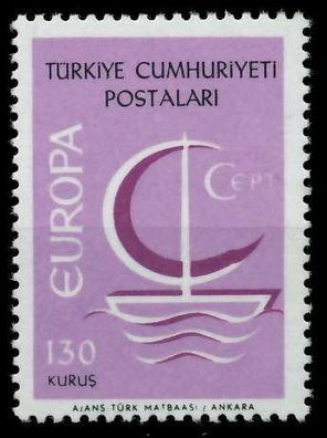 TÜRKEI 1966 Nr 2019 postfrisch SA4713A