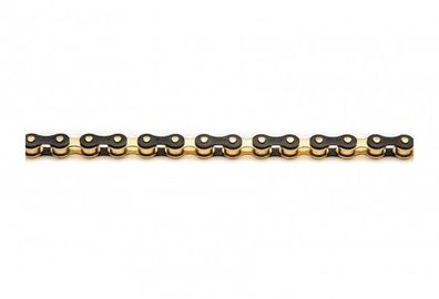 Izumi Kette Chain Standard Track BMX SingleSpeed 1/2 x 1/8 jet black gold