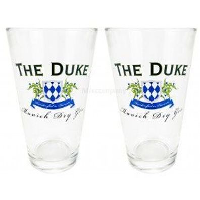 Das The Duke Munich Dry Gin Glas Gläser Ginglas Longdrinkglas - 2er Set