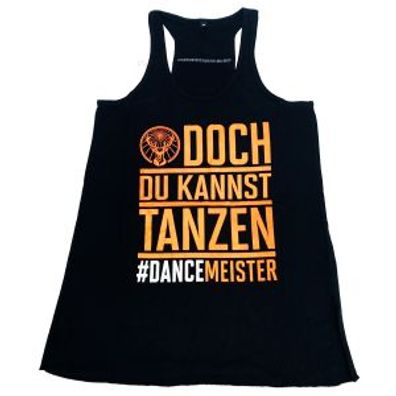 Jägermeister Tank-Top Frau T-Shirt schwarz - Größe M (Material Baumwolle/ Visiko