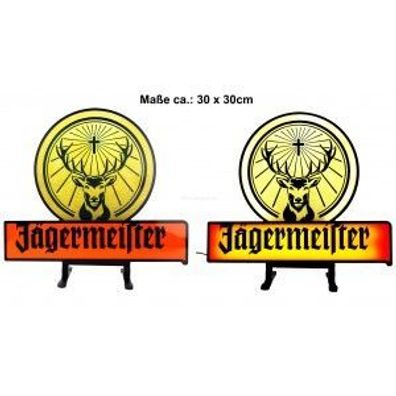 Jägermeister Leuchtschild Werbeschild Werbetafel Leuchtreklame LED Beleuchtet m