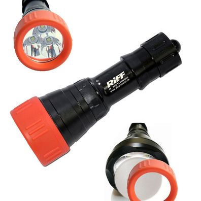 Riff TL 3000 MK3 Tauchlampe mit Streuscheibe