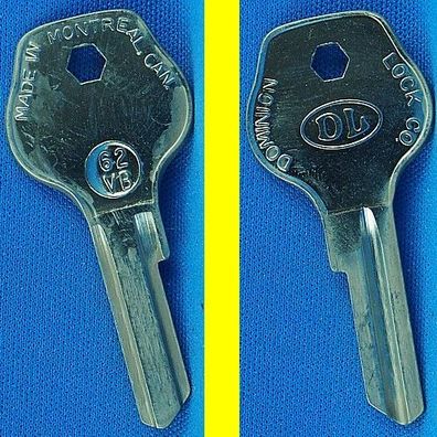 DL Schlüsselrohling 62VB für Huf G 1 - 240 / Ford Türschlüssel