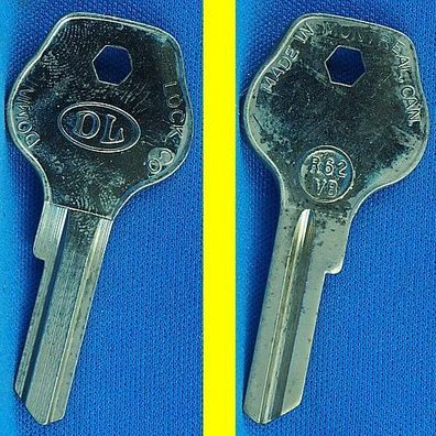 DL Schlüsselrohling R62VB für Huf H / SH 1 - 240 / Ford Türschlüssel