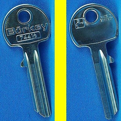 Schlüsselrohling Börkey 744 1/2 für verschiedene Abus Vorhängeschlösser (85/40 L)