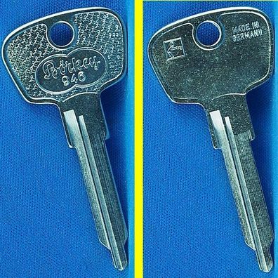Schlüsselrohling Börkey 946 für Dom, Huf, Keiper, Profil HC 1 - 2080 / Porsche, VW