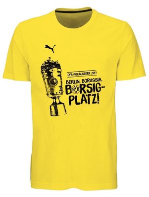 PUMA Kids / Kinder BVB WINNER TEE Pokalfinale 2017 / T-Shirt