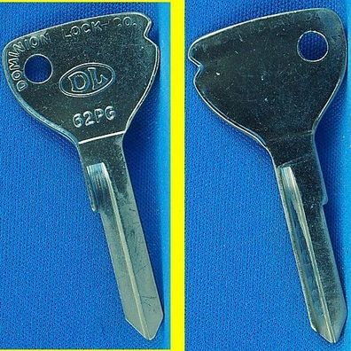 DL Schlüsselrohling 62PG für Ymos 2 / 001 - 345 / Opel Hauptschlüssel