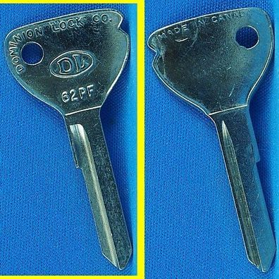 DL Schlüsselrohling 62PF für Ymos 4 / 001 - 345 / Opel Hauptschlüssel