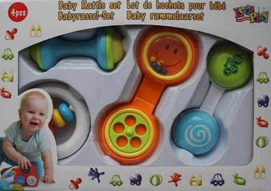 Simba ABC Plüsch Babyrassel ca. 25cm Greifling Klapper Rassel Baby