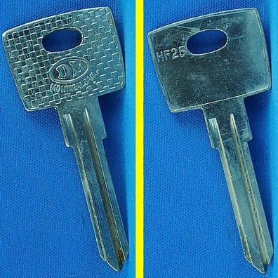 DL Schlüsselrohling HF25 für Huf / Mercedes Neben- / Hauptschlüssel