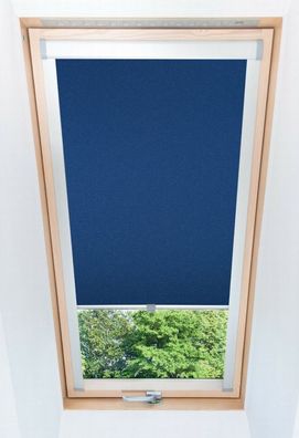 Fakro 55/78 Dachfensterrollo Thermo verdunkelnd blau