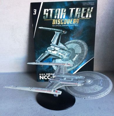 Star Trek Discovery Starships Collection Eaglemoss #3 U.S.S. Kerala (Shepard Class)