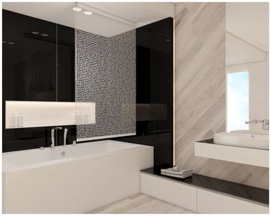 Halb-Kassetten Duschrollo 80x240 cm Modell milky stone Duschvorhang