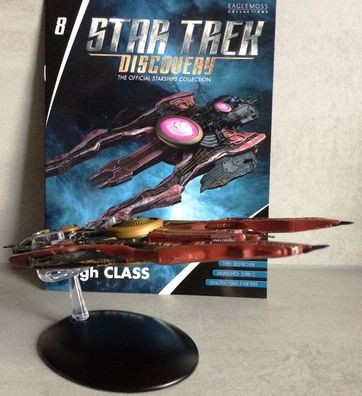Star Trek Discovery Starships Collection Eaglemoss #8 Klingonen Qugh-Klasse Destroyer