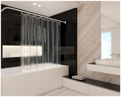 24 StüCke Dusch Vorhangringe Kunststoff Dusch Vorhang Haken für Bade Zimmer B8G1 