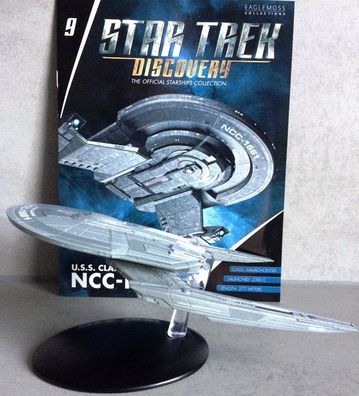 Star Trek Discovery Starships Collection Eaglemoss #9 U.S.S Clarke (NCC-1661) englisc