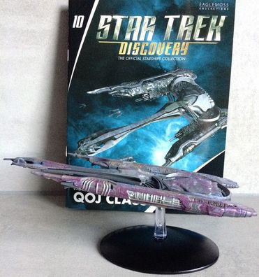 Star Trek Discovery Starships Collection Eaglemoss #10 Klingonen QOJ-Klasse englisch