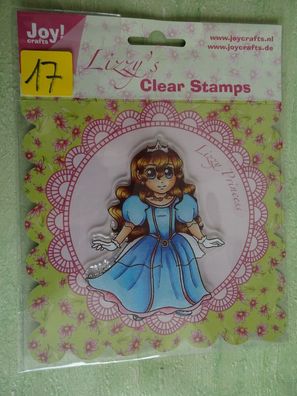 Joy Crafts Clear Stempel Lizzy Princess ca 9,5 cm