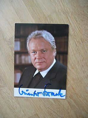 Verstorbener Mit Leib und Seele Schauspieler Günter Strack - handsigniertes Autogramm
