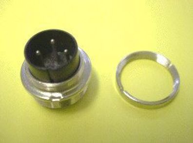 Einbaustecker 0314 DIN-Stecker Diodenstecker zur Gehäusemontage SFV 30 3-polig