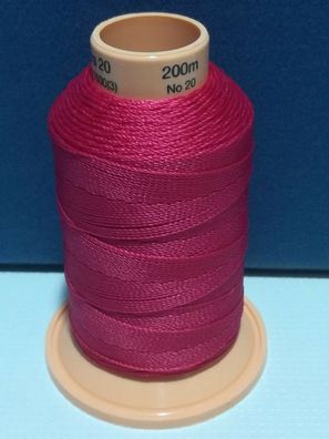 Gütermann Tera 20 dunkles rosa 382 Nähgarn für Leder, Hundehalsbänder, Taschen