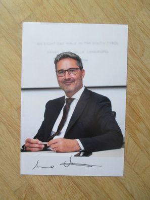 Landeshauptmann Südtirol Arno Kompatscher - handsigniertes Autogramm!!!!