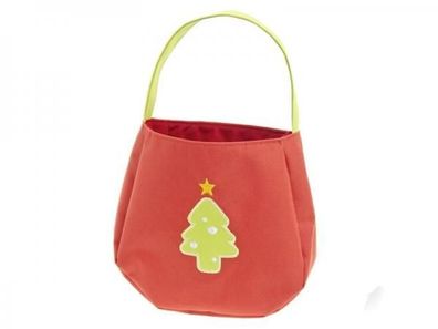 Karlie Weihnachtstasche Geschenketasche Hund Weihnachtsbaum rot