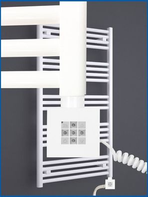 Elektro Handtuchtrockner MORA Weiß rein elektrisch Handtuchwärmer, mit KTX 2