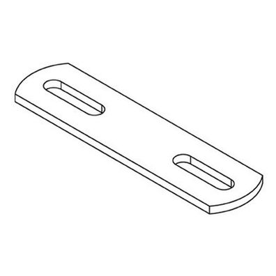 Steg für Bügelschrauben 1 1/4" (42,4 mm) ...1 1/2" (48,3 mm) - M10