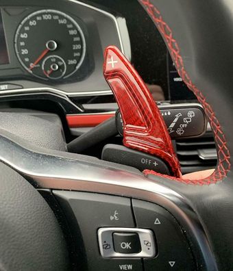 Schaltwippen DSG Shift Paddle Golf 7 GTI R GTD Polo GTI 18 Carbon Style