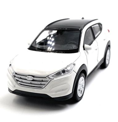 Hyundai Tucson SUV Weiß Modellauto Auto Maßstab 1:34 (lizensiert)
