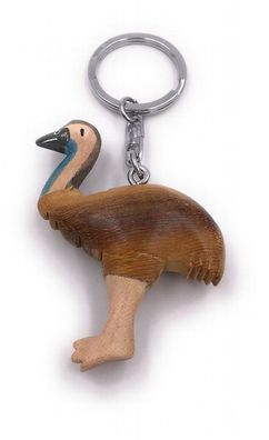 Handmade Holz Schlüsselanhänger Pfau Storch Flamingo Vogel Fassan Haushuhn