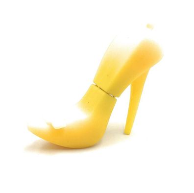 High Heel Damenschuh Stiletto Pumps gelb Funny USB Stick div Kapazitäten