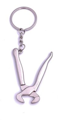 Kneifzange Werkzeug Handwerker Schlüsselanhänger Keychain Silber Metall