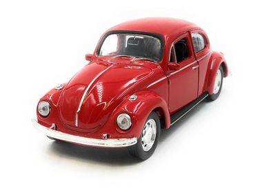 Modellauto VW Käfer Beetle OVP Rot Auto 1:34-39 (lizensiert)