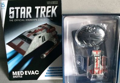 Star Trek MedEvac-Shuttle #15 from the U.S.S. Kelvin Eaglemoss engl. Magazin