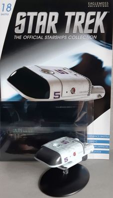 Star Trek Starfleet Tug #18 Kurzstrecken Transportfahrzeug Eaglemoss engl.