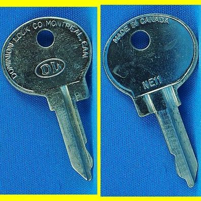 DL Schlüsselrohling NE11 für Neiman französisch G und H - nur für Schlüssel mit Kerbe