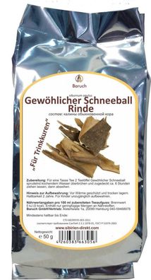 Schneeball Rinde - (Viburnum opulus) - 50g
