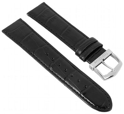 Citizen Elegant | Uhrenarmband Leder schwarz 20mm für BM8241