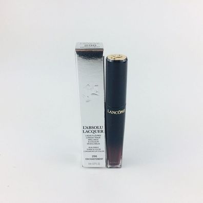 Lancome L'absolu Lacquer Shine & Color Longwear Lip Color 296 Enchantement 8ml