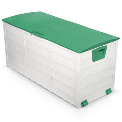 Berlan Kissenbox Kunststoff 230 Liter grau - grün