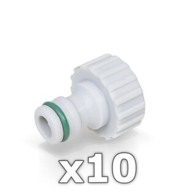 10 x Hahnstück für Wasserhahn 3/4'' Zoll - GREEN LINE -