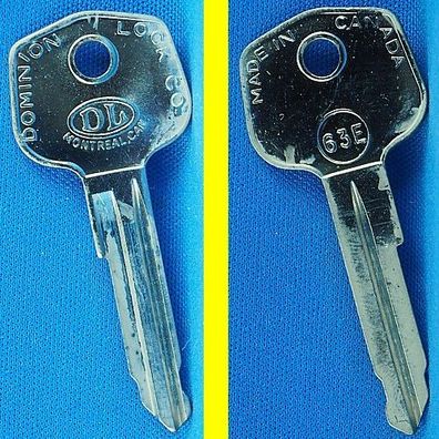 DL Schlüsselrohling 63E für Ymos N, TN, KN 1 - 100 / Mercedes Türschloss, Kofferraum