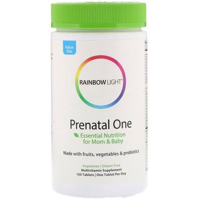 Rainbow Light, Prenatal One (150 Tabletten)