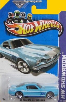 Spielzeugauto Hot Wheels 2013* Ford Mustang 2 + 2 Fastback 1965