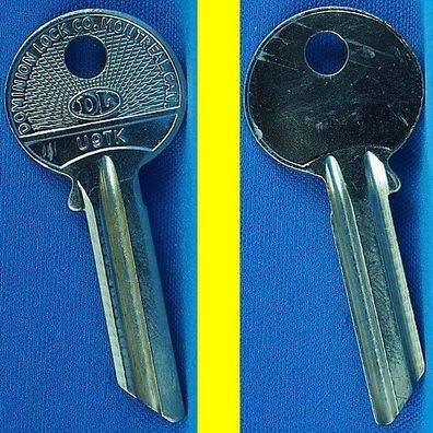 DL Schlüsselrohling U9TK für Tok, Trelock, Winkhaus Türzylinder / Normalprofil rechts